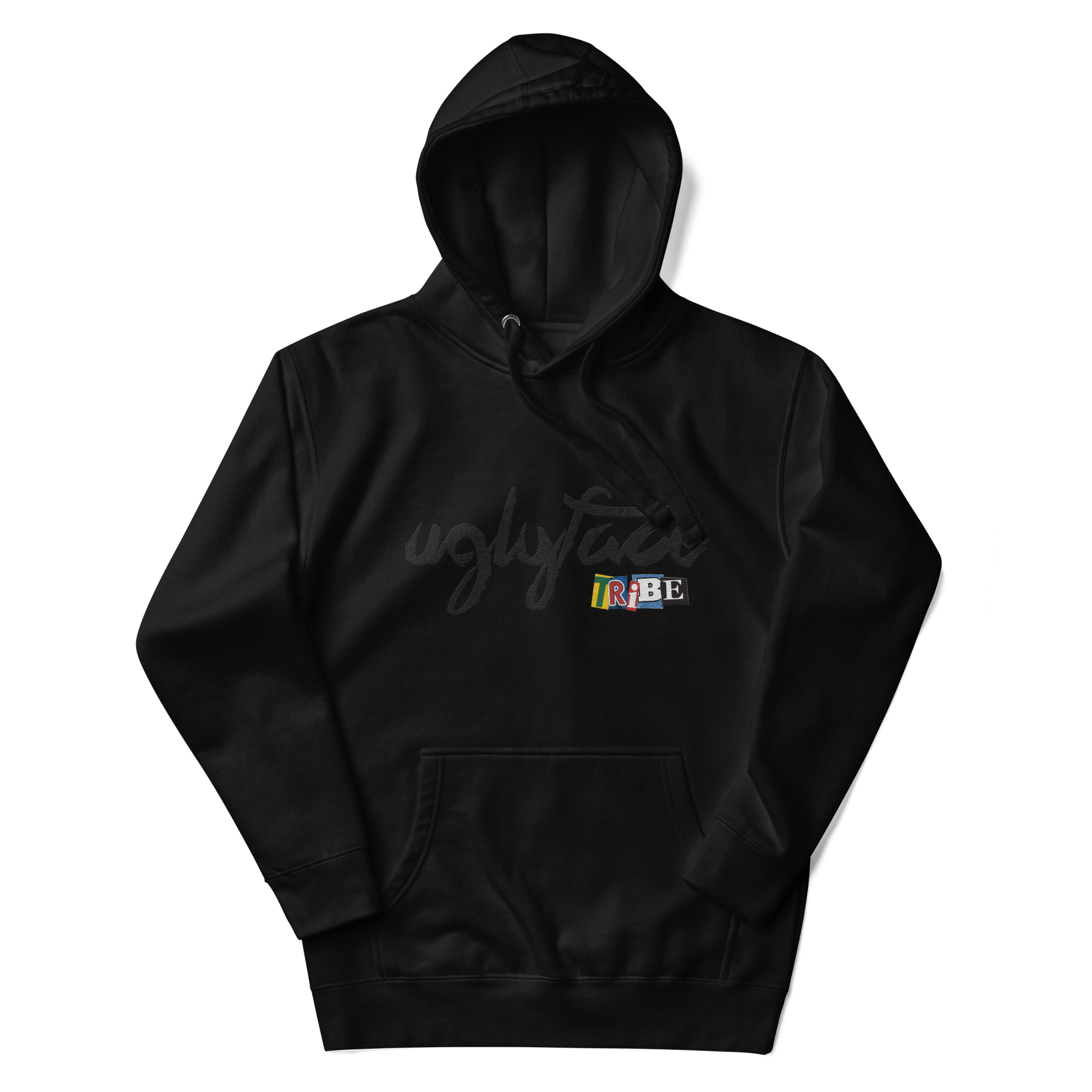 UGLYFACE TRiBE HOODIE BLACKED OUT